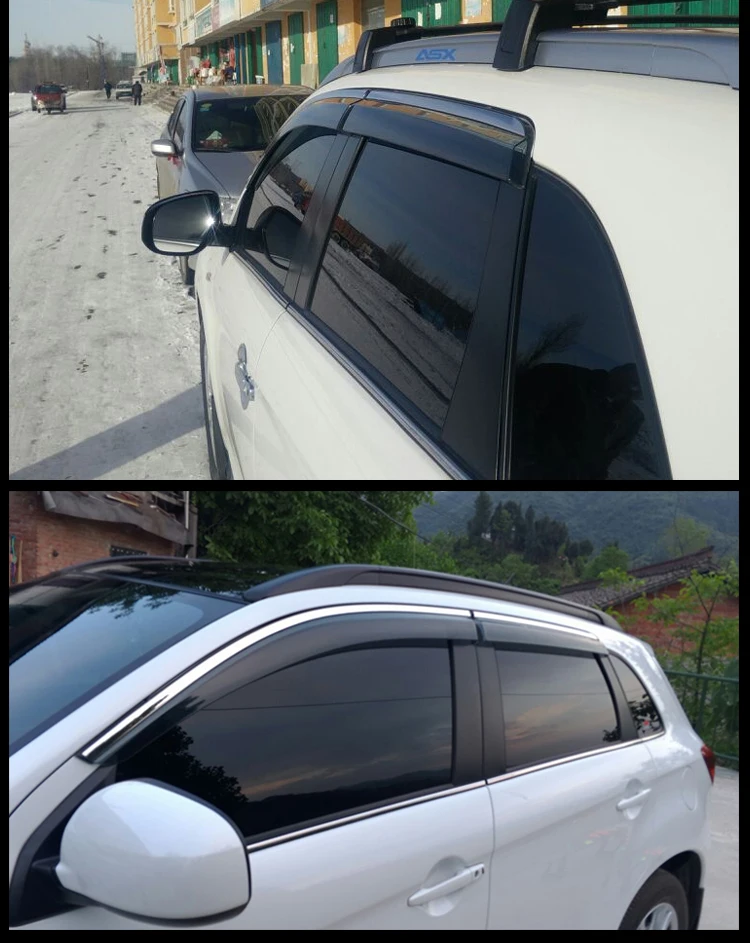 Для Mitsubishi ASX 2011- оконные козырьки тенты ветер дождь дефлектор козырек защита вентиляционное отверстие