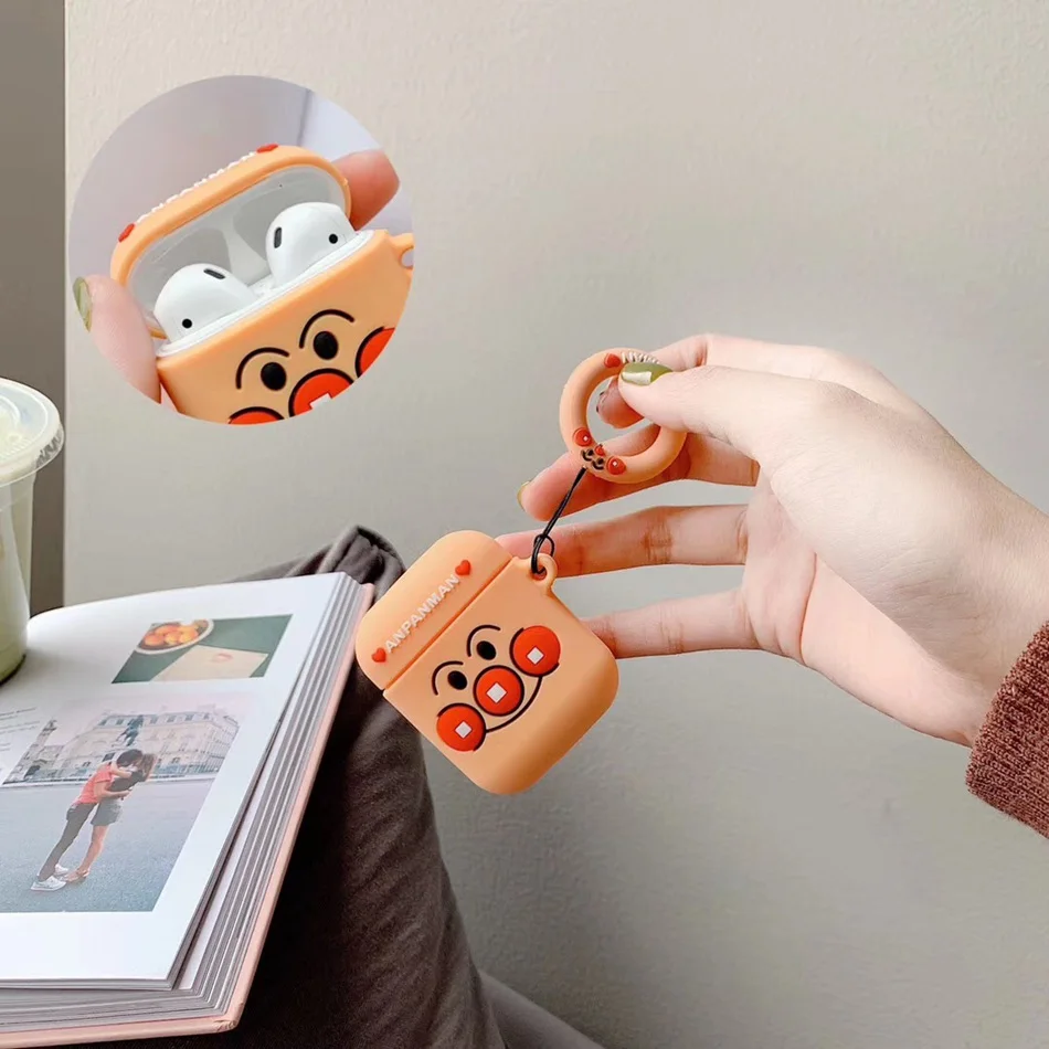 Чехол для AirPods Bluetooth беспроводные наушники чехол Apple Airpods 2 мультяшный узор