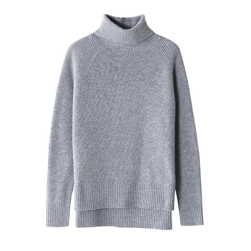 Toyouth Slim Sweater Women 2019 Autumn Spring Knitted Patchwork Long Sleeve Turtleneck Knitting Pullover Womens Sweaters | Женская