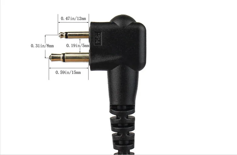 Honghuismart наушники-вкладыши для Motorola cp150 ep450 gp3188 Mag One a8 hytera tc510 tc500s tc700 и т. Д. Рация |