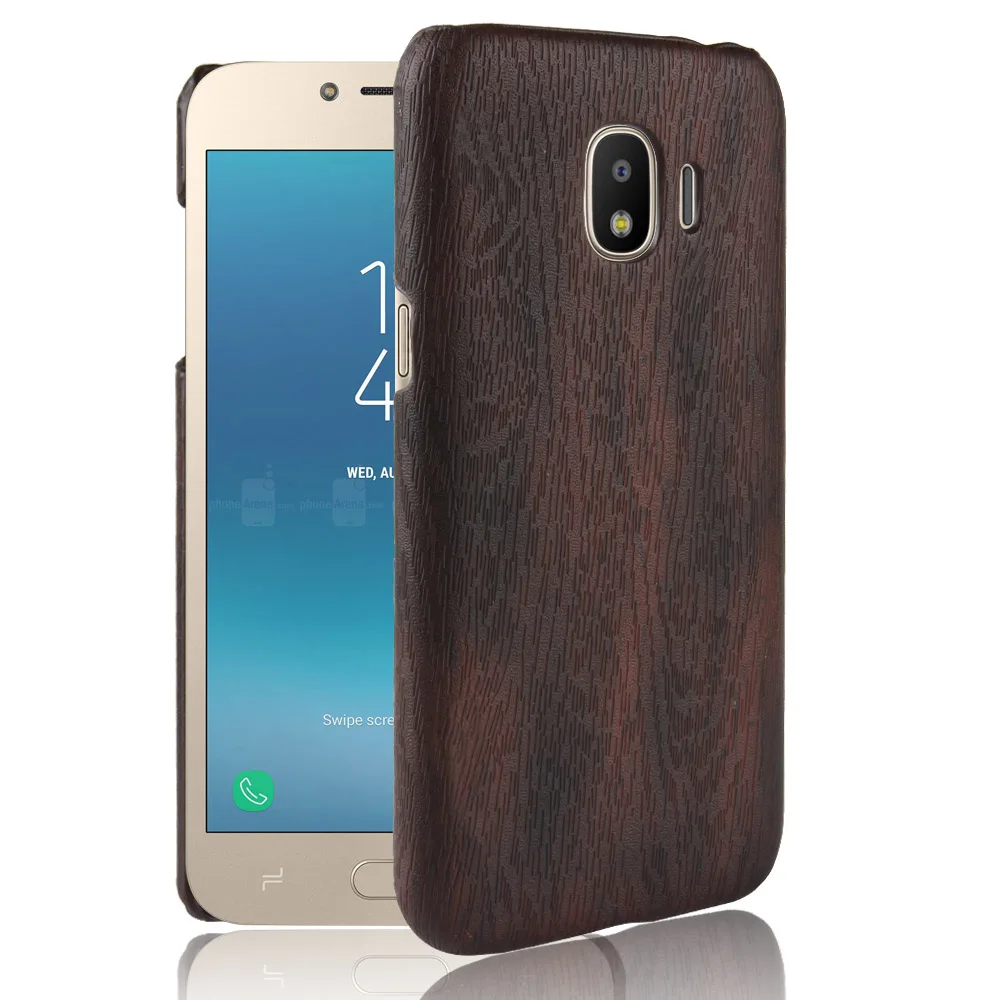 Чехол для Samsung Galaxy J2 Pro (2018) тонкий чехол из искусственной кожи с рисунком дерева
