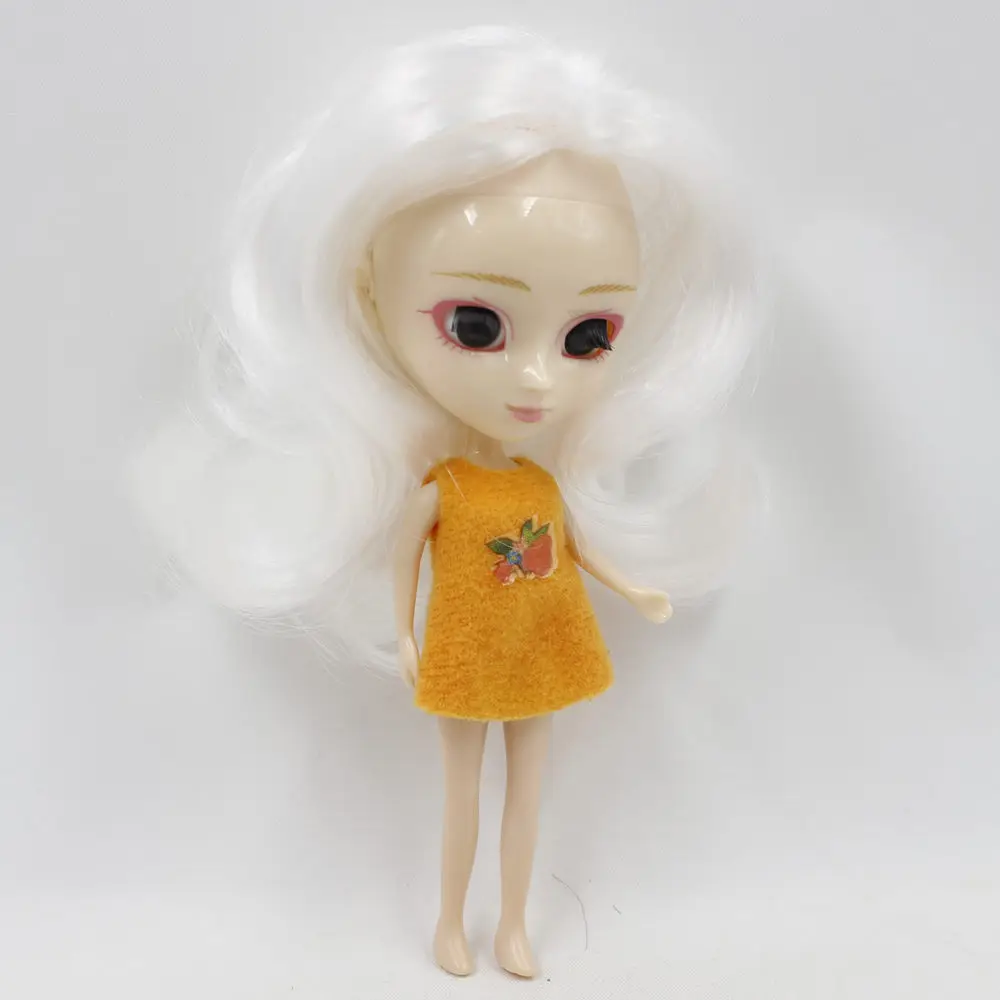 Мини кукла Pullip 11 см, как BJD кукла различные цвета волос прическа одежда случайный