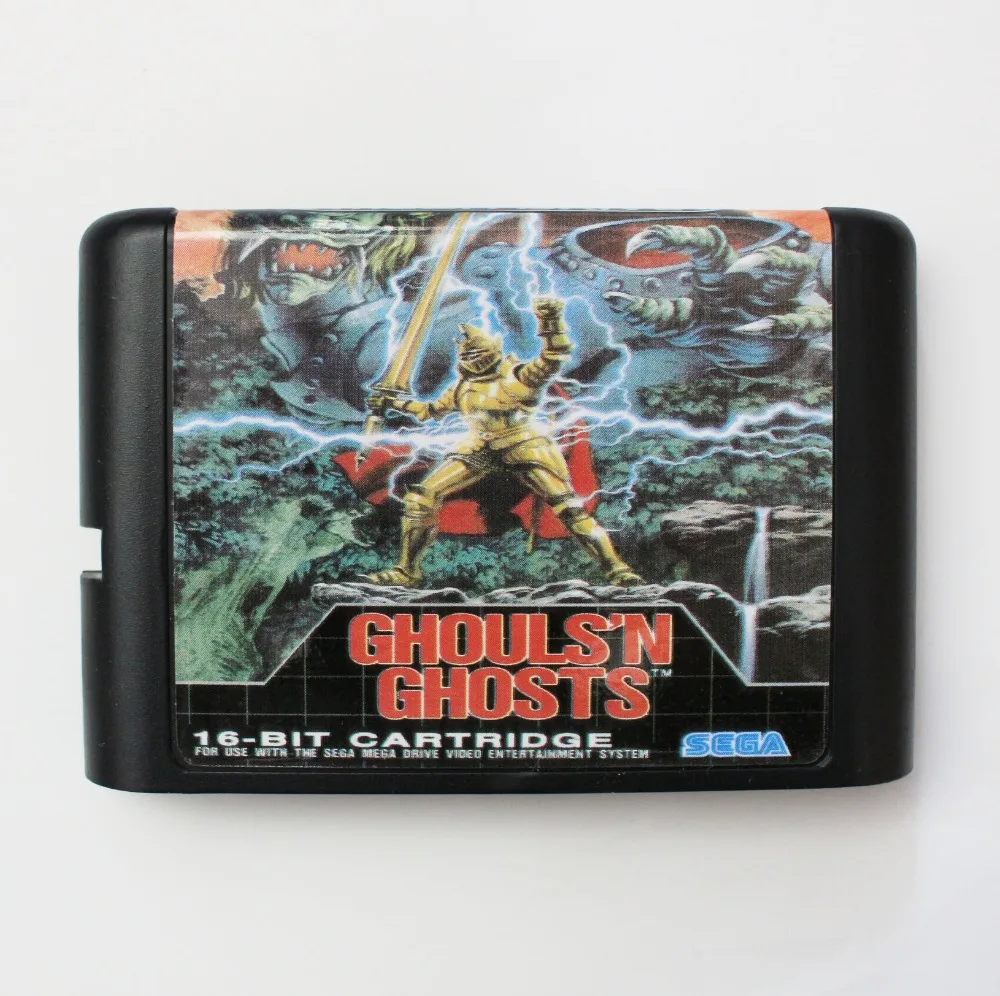 Ghousl'n призрак 16 бит SEGA MD карточная игра для Sega игры Mega Drive Genesis|sega md game card|sega games16 bit |