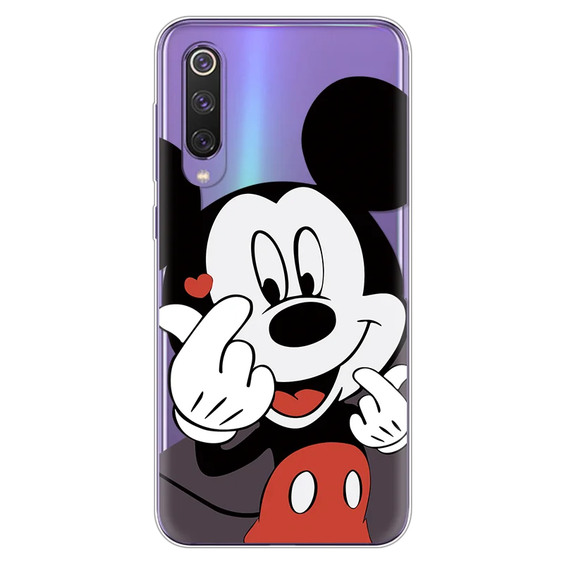 mqbx Мультяшный чехол для телефона s для Coque Xiaomi Mi 9 прозрачный милый подарок для пары Мягкая силиконовая задняя накладка из ТПУ чехол для Xiaomi Mi 9 SE чехол Capa - Цвет: mqbx