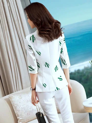 Женский маленький костюм на одной пуговице в Корейском стиле весну модель Xxxl