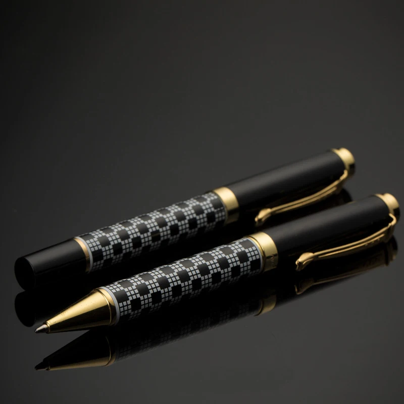

FGHGF New High Quality Metal Ballpoint Pen Carved Design Office School Writing Signing Pens Gifts luxury metal sign pen
