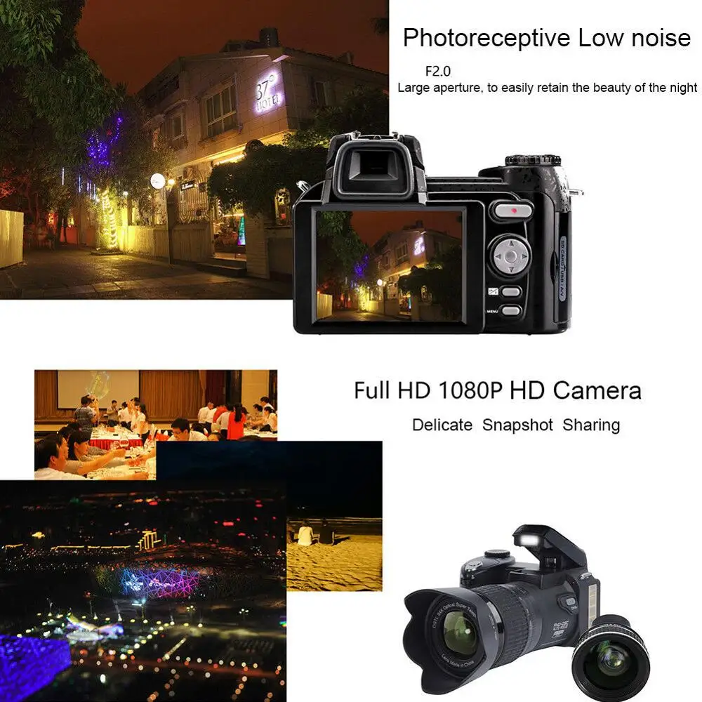 D7100 13MP профессиональные цифровые камеры 24x телефото &amp широкоугольный комплекты