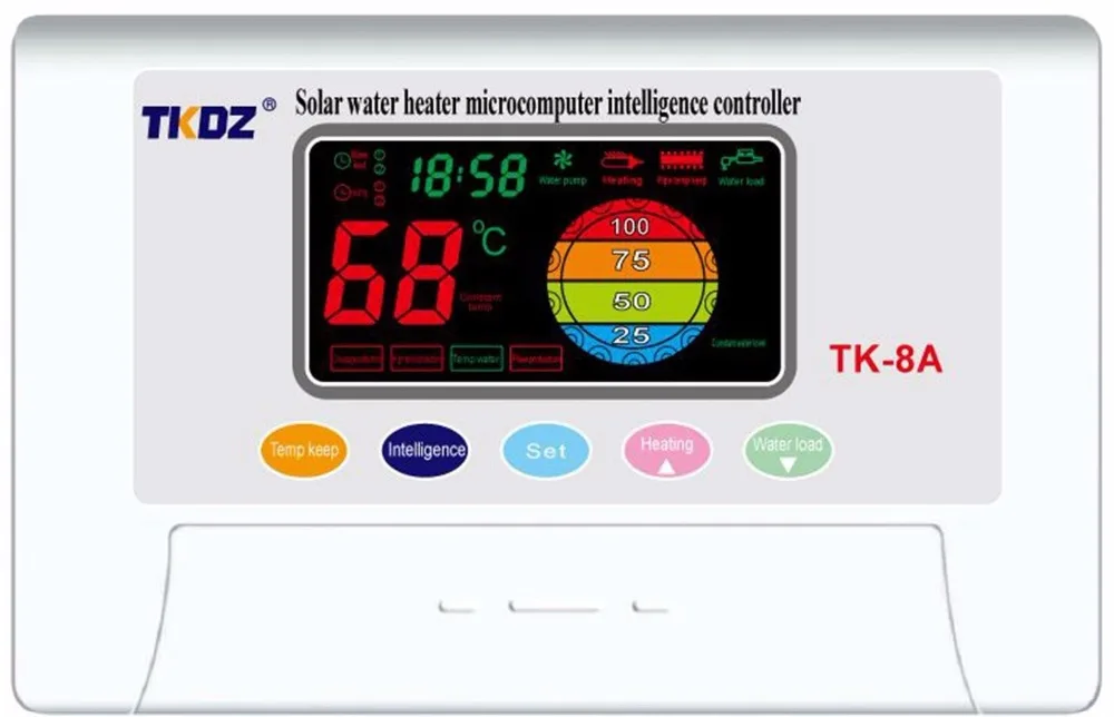 220VAC 110VAC 2000 Вт Солнечный водонагреватель, регулятор уровня температуры воды, TK-8A, микрокомпьютер, интеллектуальное Отопление