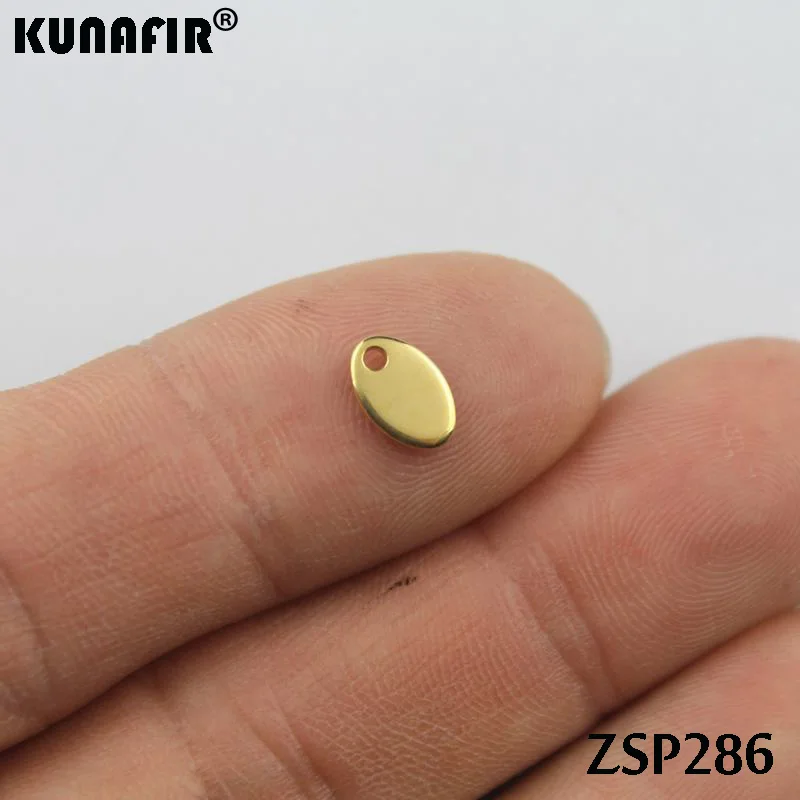 ZSP286 golden color С лазерной гравировкой логотипа покрытием цвета метки из нержавеющей стали этикетки ювелирные изделия вкладки части аксессуары 50-500 шт./лот некоторые стили - Цвет: ZSP286 golden color