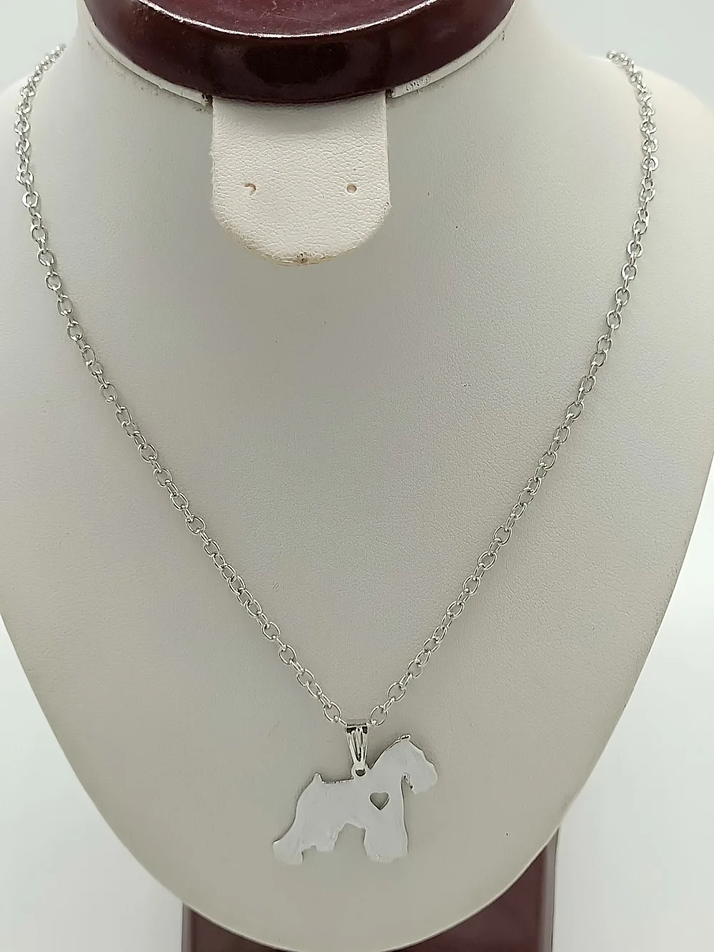 Femme Bijoux Шнауцер Цепочки и ожерелья животных Собака подвеска Pet шарма ювелирных