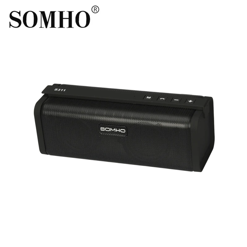 SOMHO S311 Мини Bluetooth беспроводной портативный музыкальный динамик Крытый стерео Hands Free аудио звук сабвуфер динамик s