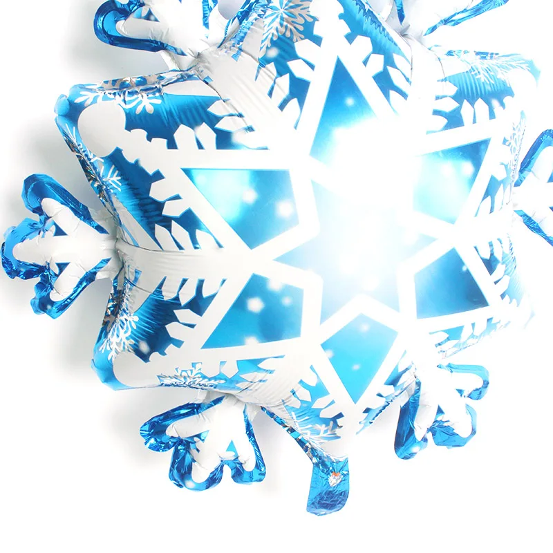 Christmas foil balloons snowflake Frozen Snowflake Clear Air Balloons Toy Ball Wedding Birthday Party | Дом и сад