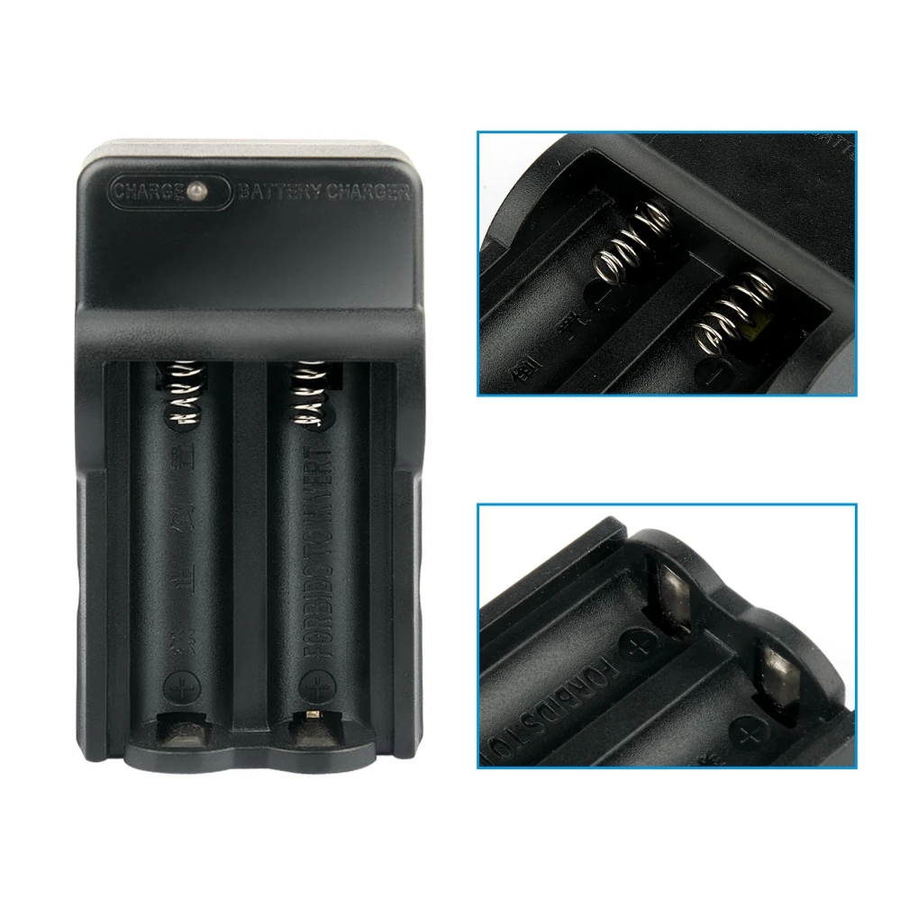 

UniqueFire 14500 Dual Battery Charger US PlugTravel Wall For Li-ion Rechargeable