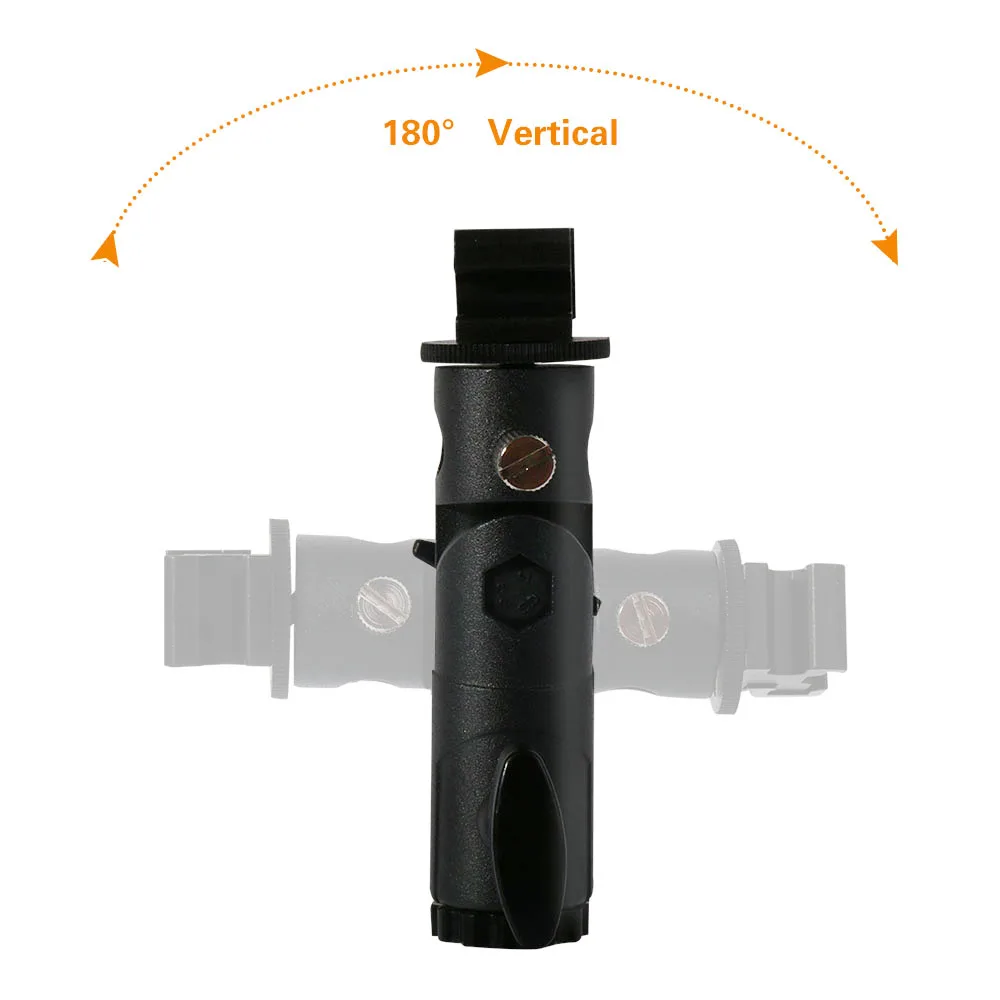 2 шт камера вспышка крепление для вспышки Speedlite Поворотный Светильник Стенд кронштейн с зонт-Отражатель Держатель для canon nikon yongnuo godox