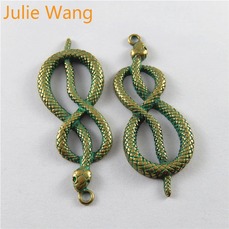 Julie Wang 10 шт. цинковый сплав винтажные античные бронзовые креативные подвески в