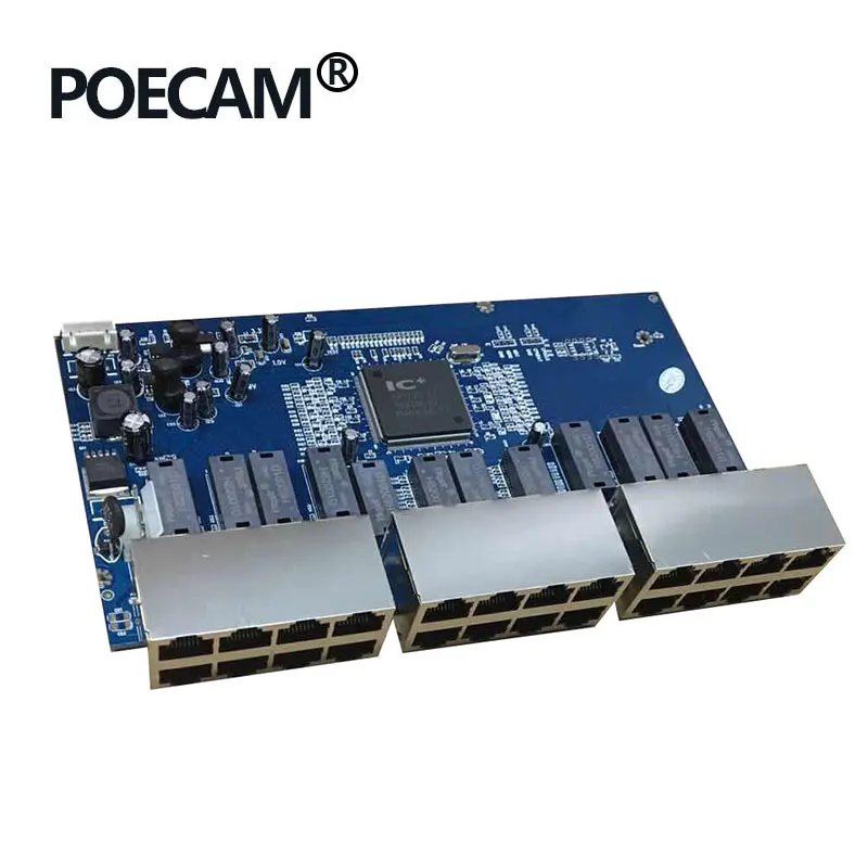 POE инжектор 12V15V18V24V30V36V48V Пассивный poe сетевой ethernet коммутатор 22 порта для wifi точки