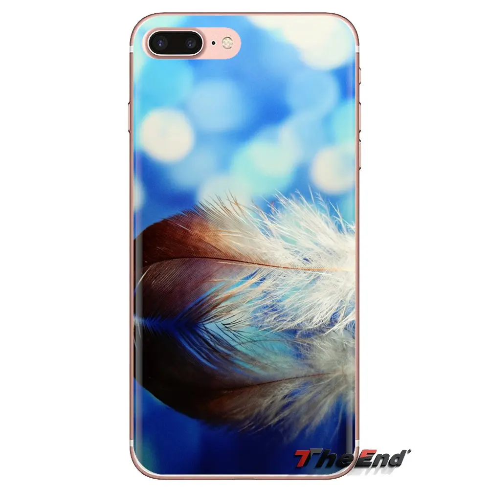 For Xiaomi Mi3 Samsung A10 A30 A40 A50 A60 A70 Galaxy S2 Note 2 Grand Core Prime Wallpaper Feather Soft Transparent Shell Covers |