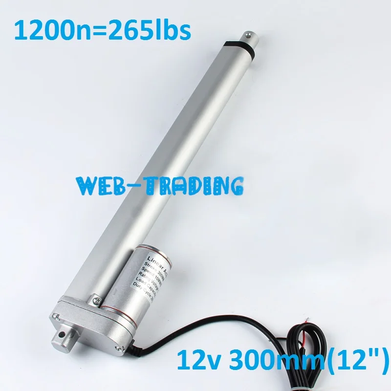 Бесплатная доставка 12VDC 12 &quotход 265 фунт макс лифт линейный привод Электрический