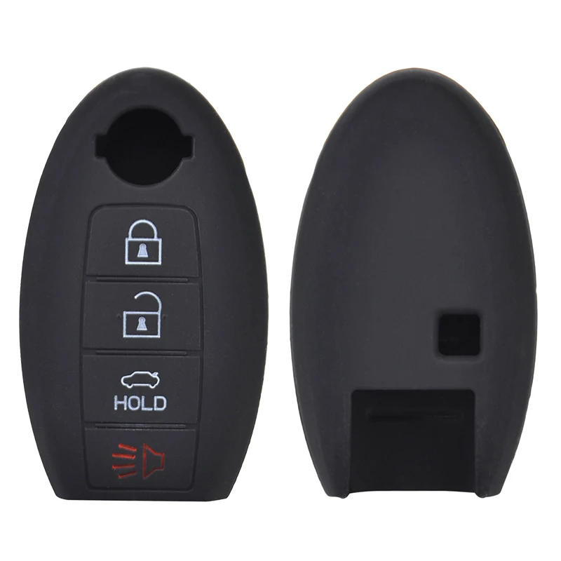 Силиконовый чехол с 4 кнопками для Nissan 370Z Altima Maxima Murano Rogue Sentra Versa Titan|key case for car|car key