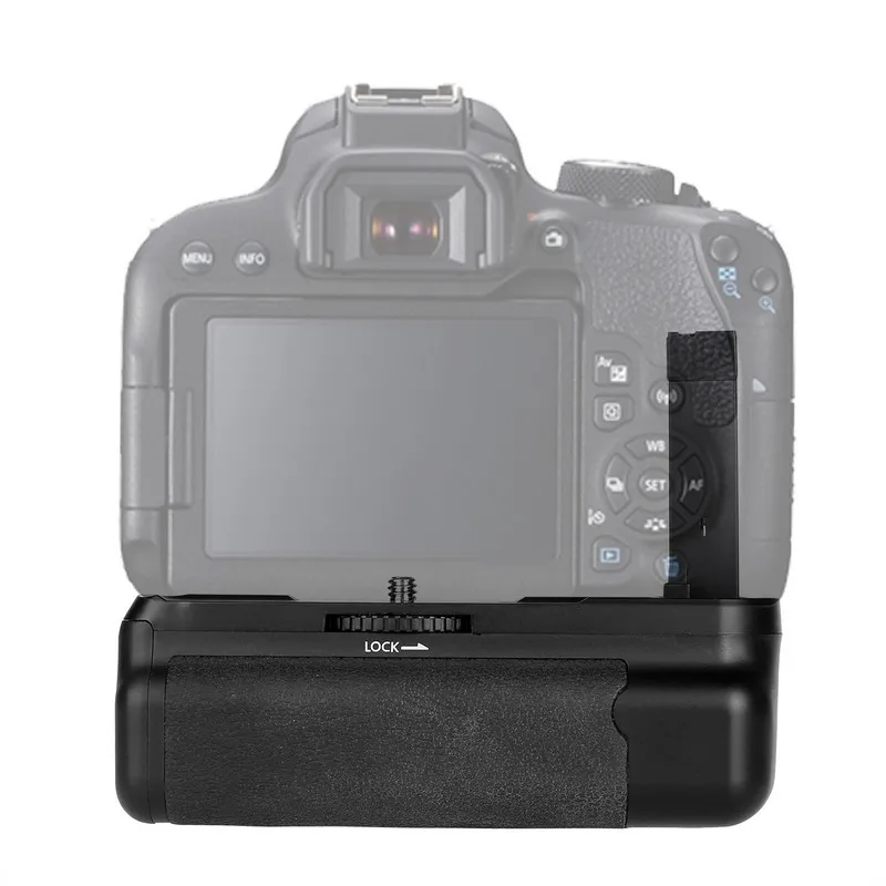 Батарейная ручка для Canon 800D/T7i/77D/X9i с держателем батареи|battery grip|canon battery gripbattery grip for