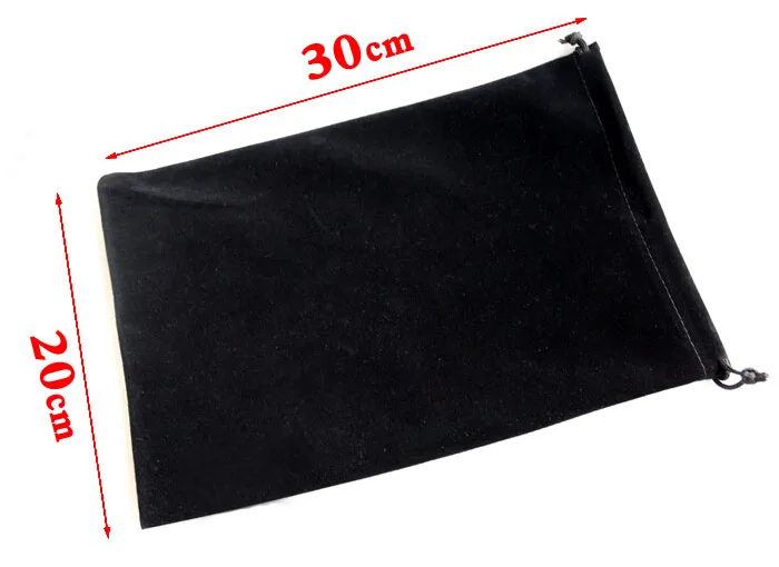 

Бархатные мешочки на шнурке, большой размер 20 х30 см, черный/серый/синий/бежевый/красный/розовый/кофейный, Свадебные Рождественские Упаковоч...