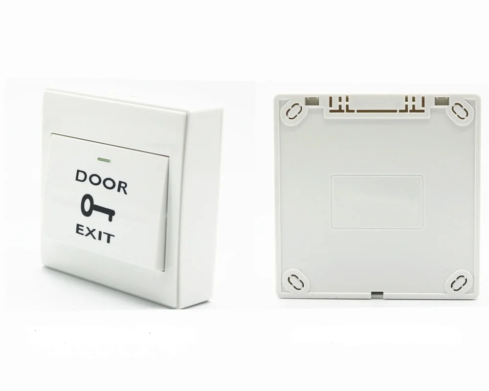 

ABS Plastic Exit Button For Access Control Door Release Size 86Lx86Wx20H(mm)