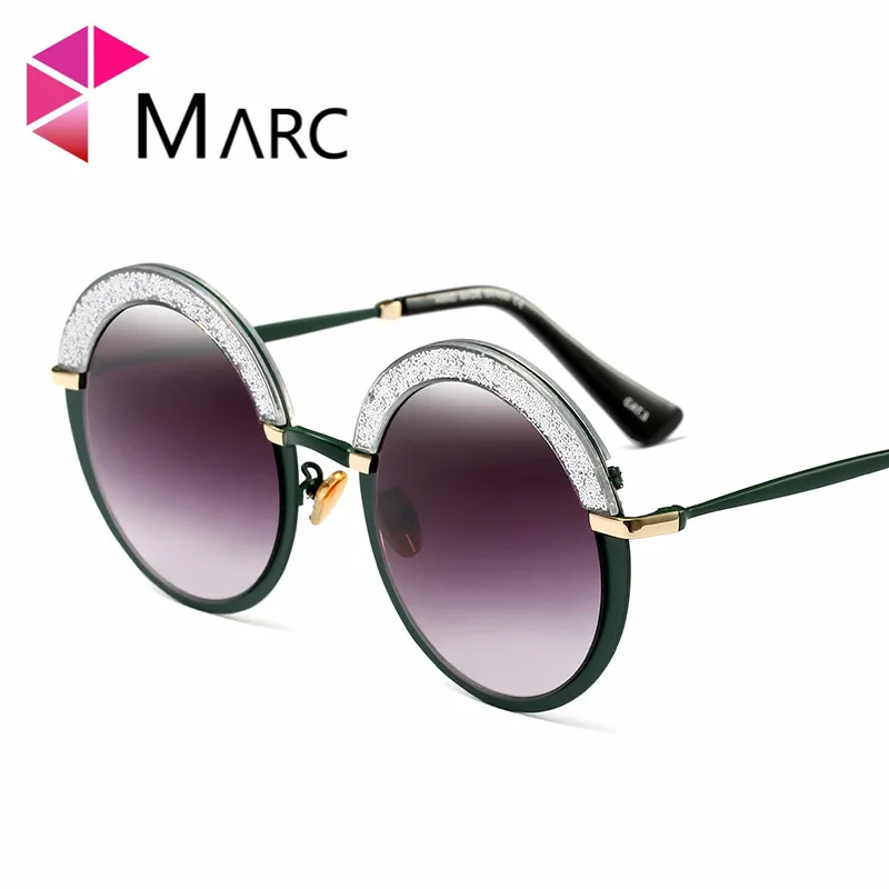 MARC UV400 Новая мужская и женская солнцезащитные очки пластиковые Металл Óculos