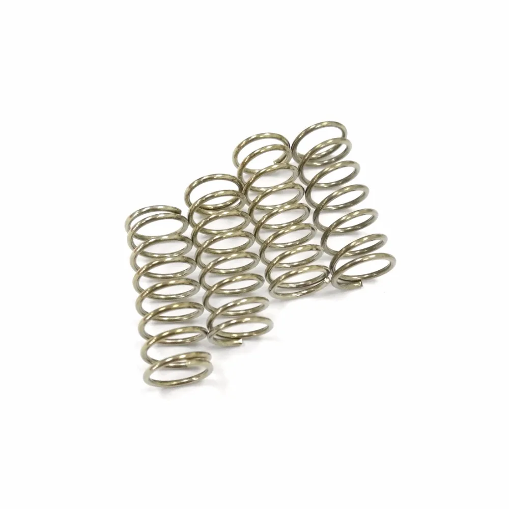 10pcs stainless steel compression spring Y shape extension springs rustproof electrical 1*8mm | Springs