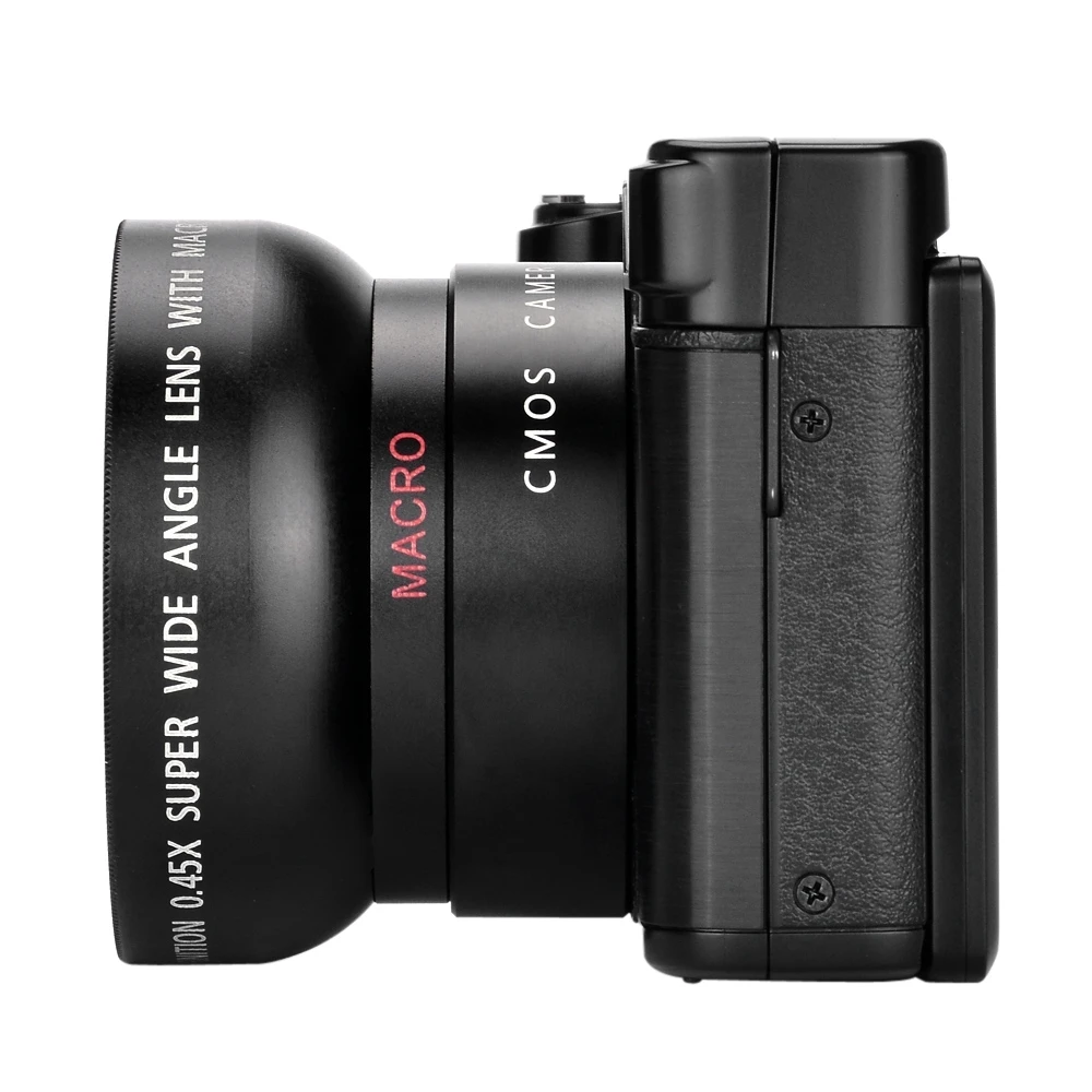 AMKOV CDR2 Digital Camera Video Camcorder with 3 inch TFT Screen UV Filter 0.45X Super Wide Angle Lens | Электроника