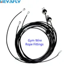 Оборудование для фитнеса стальной трос wirerope, набор аксессуаров для проводов 5 мм6 мм. Спортивный кабель на заказ