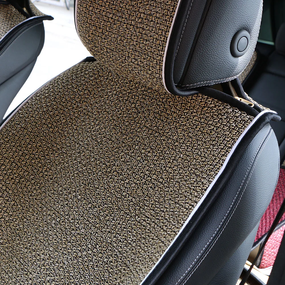 2 шт. искусственная льняная Крышка для автомобильного сиденья Осень Зима