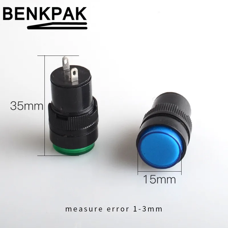 3pcs 16mm LED Warning Pilot Light indicator lamp NXD-213 | Switches