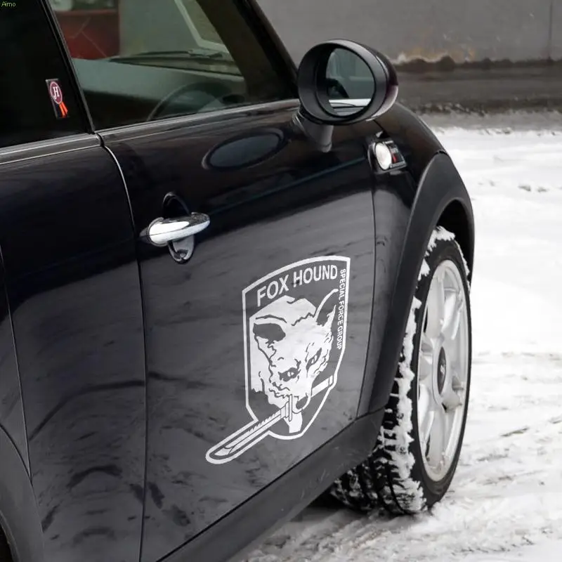 Лиса Охота команда дизайн автомобиля наклейка отражающая дверь Декор Стайлинг