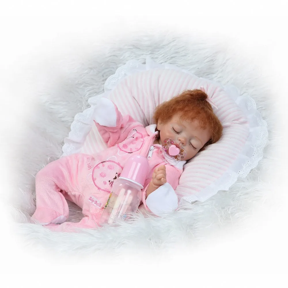 Новый реалистичный силиконовый виниловый реборн NPK 2017 18 дюймов реальный мягкий