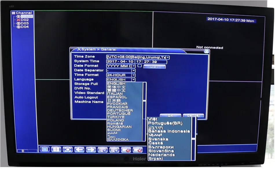 H.265 8CH 4MP POE камера безопасности CCTV система POE NVR Открытый водонепроницаемый комплект видеонаблюдения Hiseeu