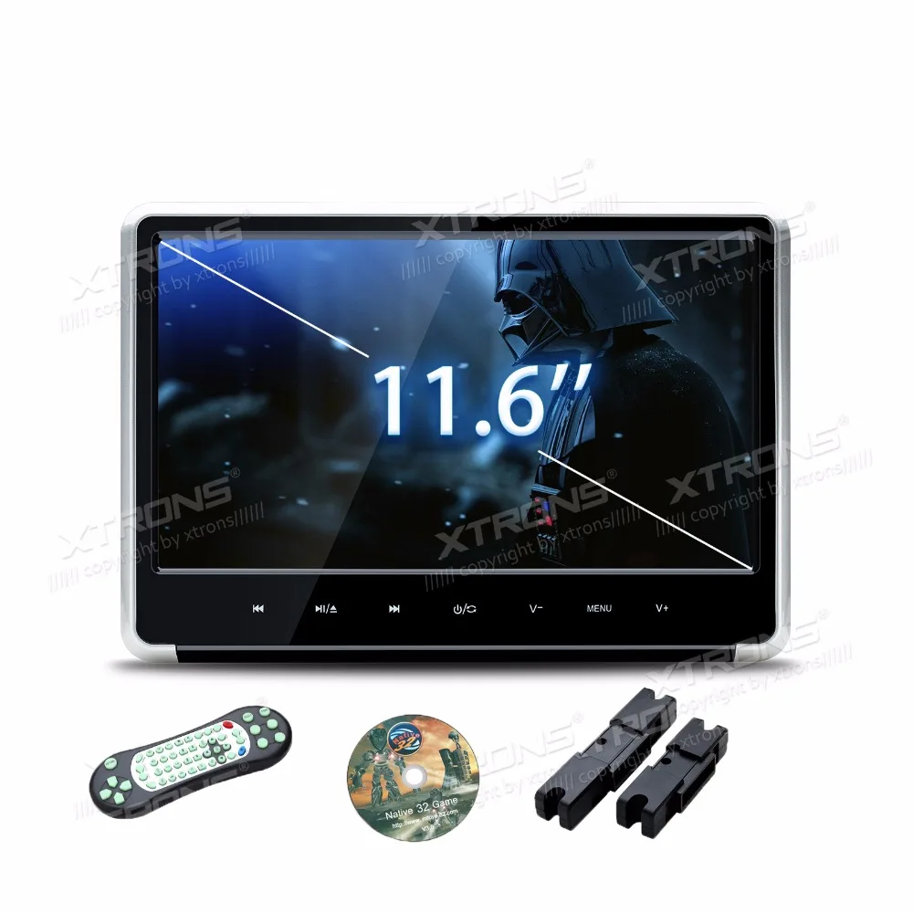 XTRONS 1 шт. монитор 11 6 дюймов HD цифровой TFT сенсорная панель 1080P видео Автомобильный