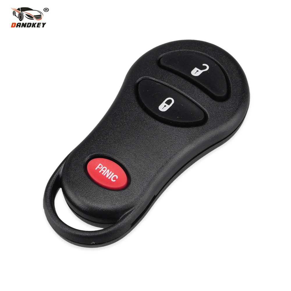 DANDKEY 3 BTNS чехол Брелок кармашек для Chrysler Voyager PT Cruiser Dodge Ram Dakota Durango Jeep Cherokee|Ключ от