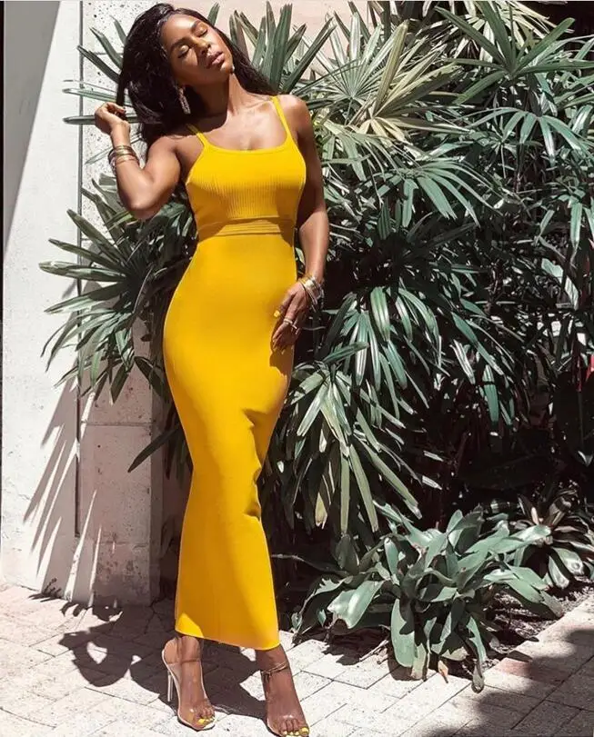 Vestidos Verano 2019 летнее Сексуальное желтое вино красное Макси длинное женское