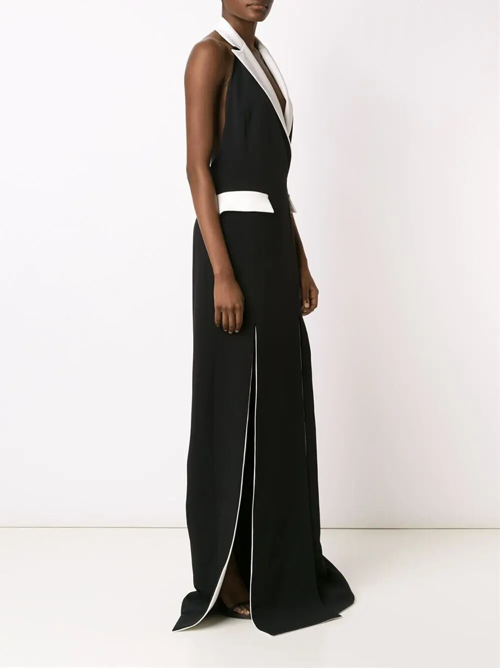 arlene sain custom he women Sexy Black real silk and cashmere Bodycon Bandage Dress Ladies Couture Tuxedo 836 | Женская одежда