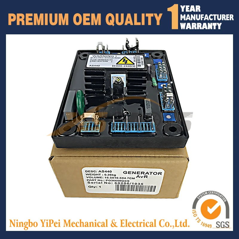 Новый модуль регулятора напряжения для генераторной установки Stamford AVR AS440