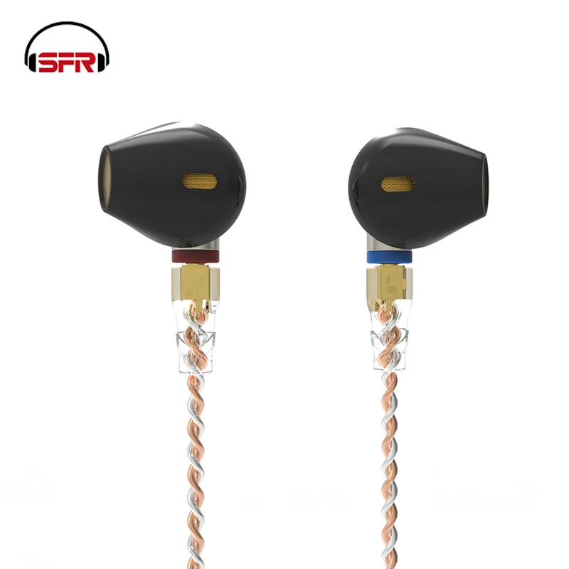SFR SENFER PT25 в ухо наушник Earburd Графен Динамический драйвер блок HIFI ушной с MMCX съемная
