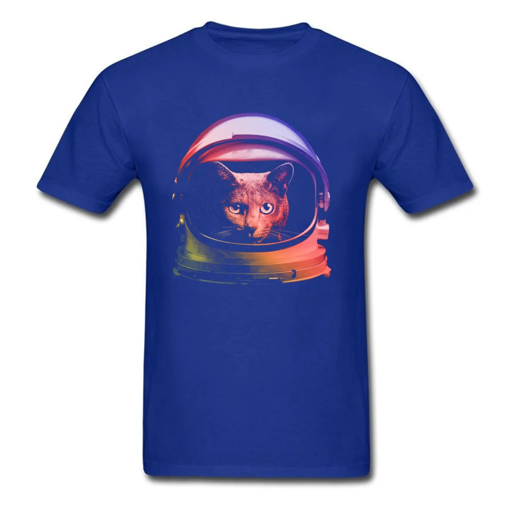 Компания My Cat is Astronaut повседневные футболки с круглым вырезом 100% хлопок мужские