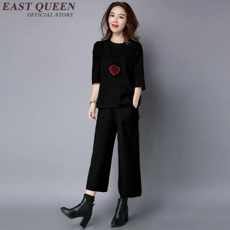 Комплекты одежды для женщин элегантные Брючные костюмы женский комплект 2018