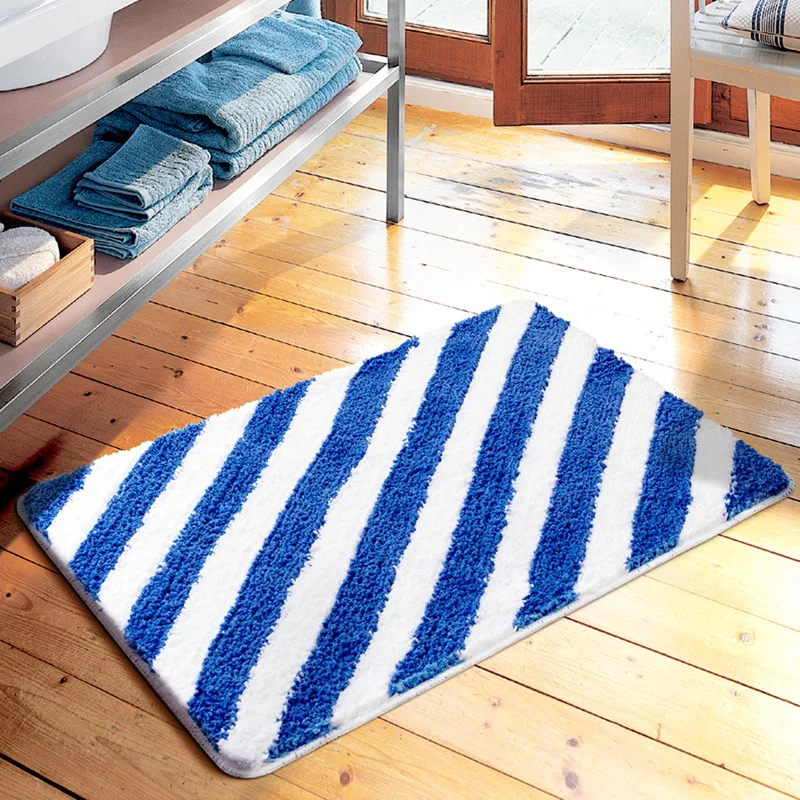 Косой полосой ковер высокое качество мягкие домашние Прямоугольник Коврик