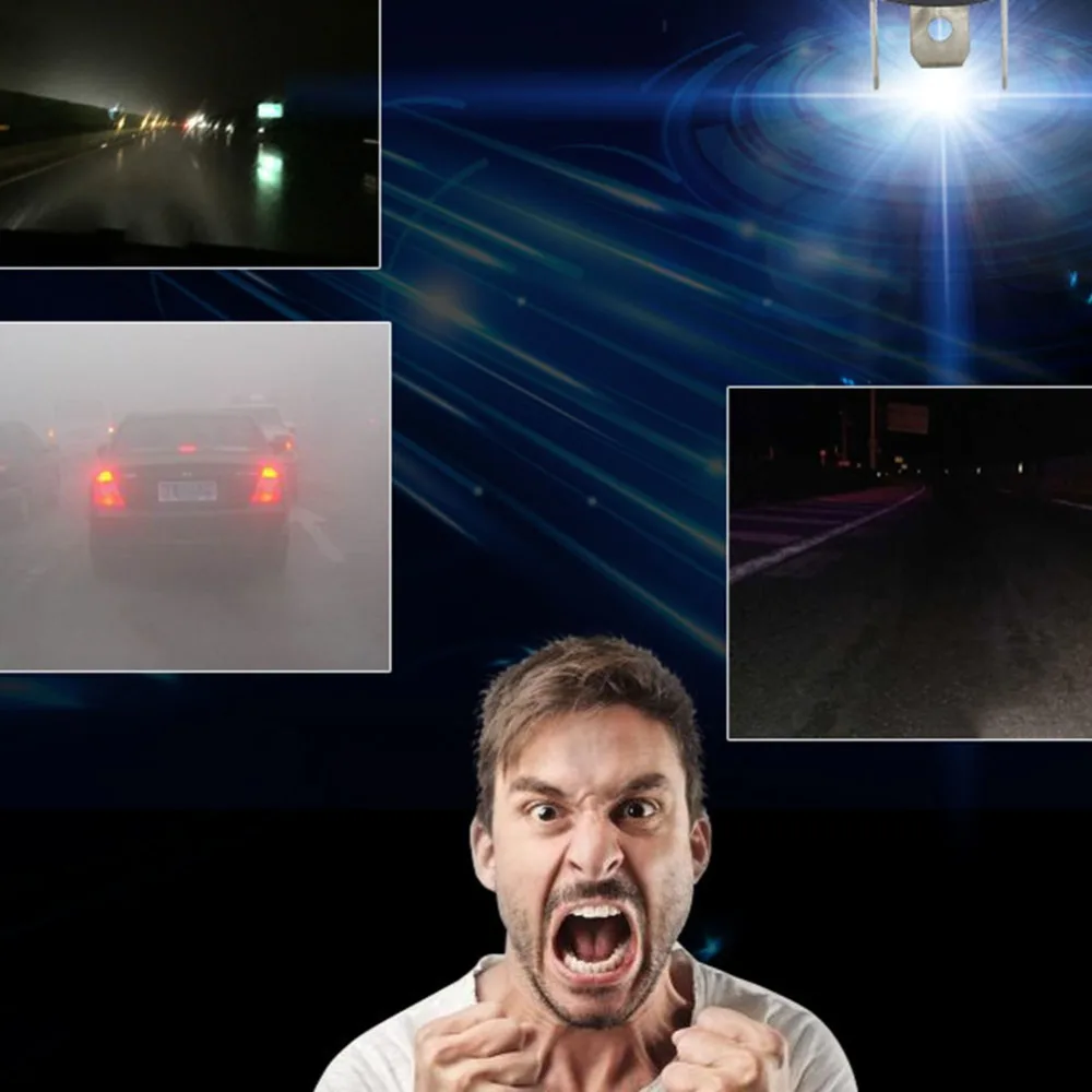 1 шт. H4 DRL Белый и RGB Стробоскоп низкое потребление высокий яркий длительный срок службы Мотоцикл мопед головной светильник лампа светодиодный противотуманный светильник#265117