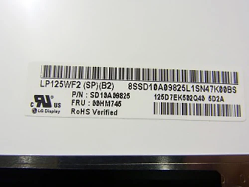 LP125WF2 SPB2 (SP) (B2) IPS Матрица экрана для loptop 12 5 &quotLP125WF2 FHD 1920x1080 матовая 30 Pin