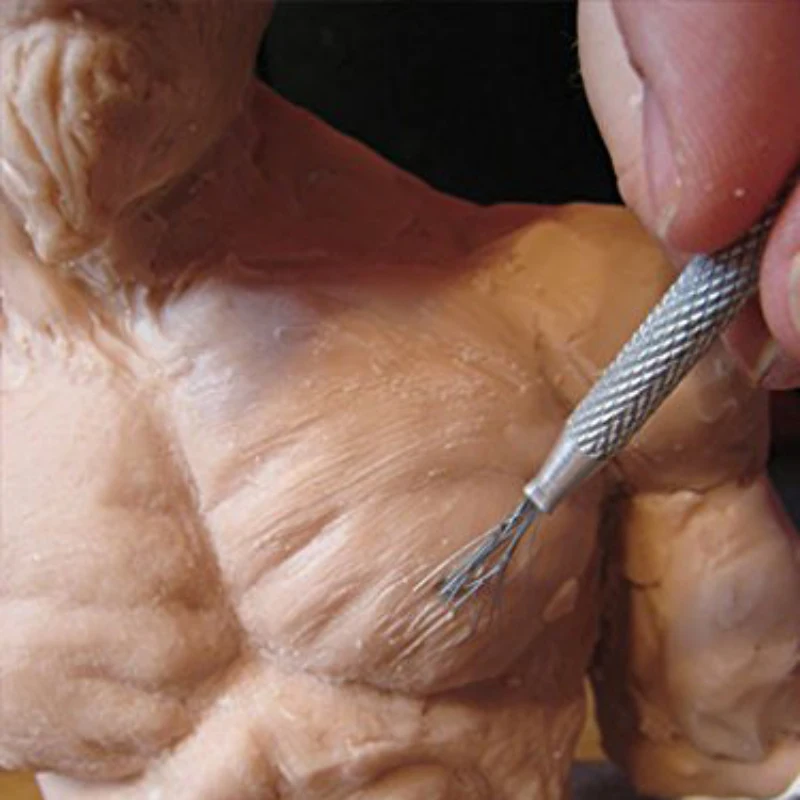 DIY Инструменты для глины и искусственных перьев текстурная кисть прямой поставки