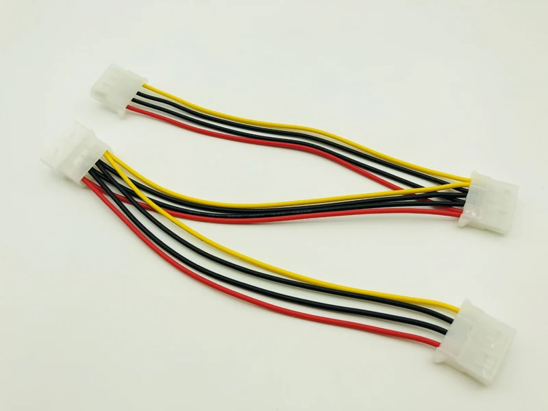 5 шт. кабель питания с 4-контактным разъемом Molex папа на 3 порта IDE мама | Компьютеры