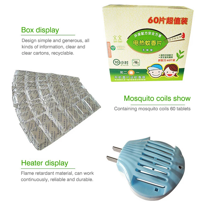 Портативная вилка стандарта США Электрический репеллент от комаров Нагреватель