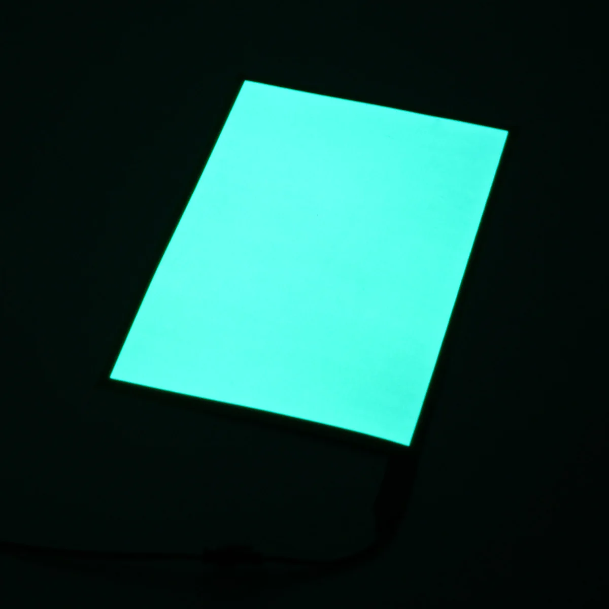 Lemon Green A5 EL Панель электролюминесцентный можно резать Бумага неоновые лист инвертора привода 12V для дома и автомобиля магазин вечерние игрушки - Испускаемый цвет: Lemon Green
